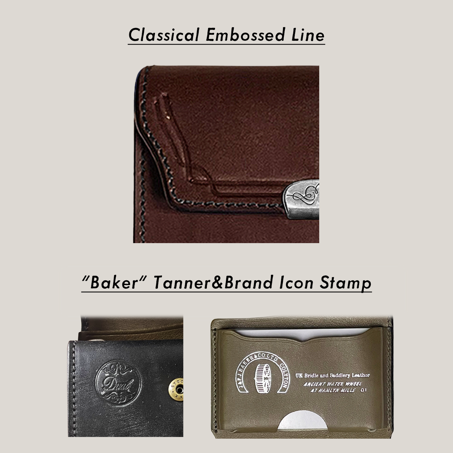 Dual UK Saddle Compact Wallet