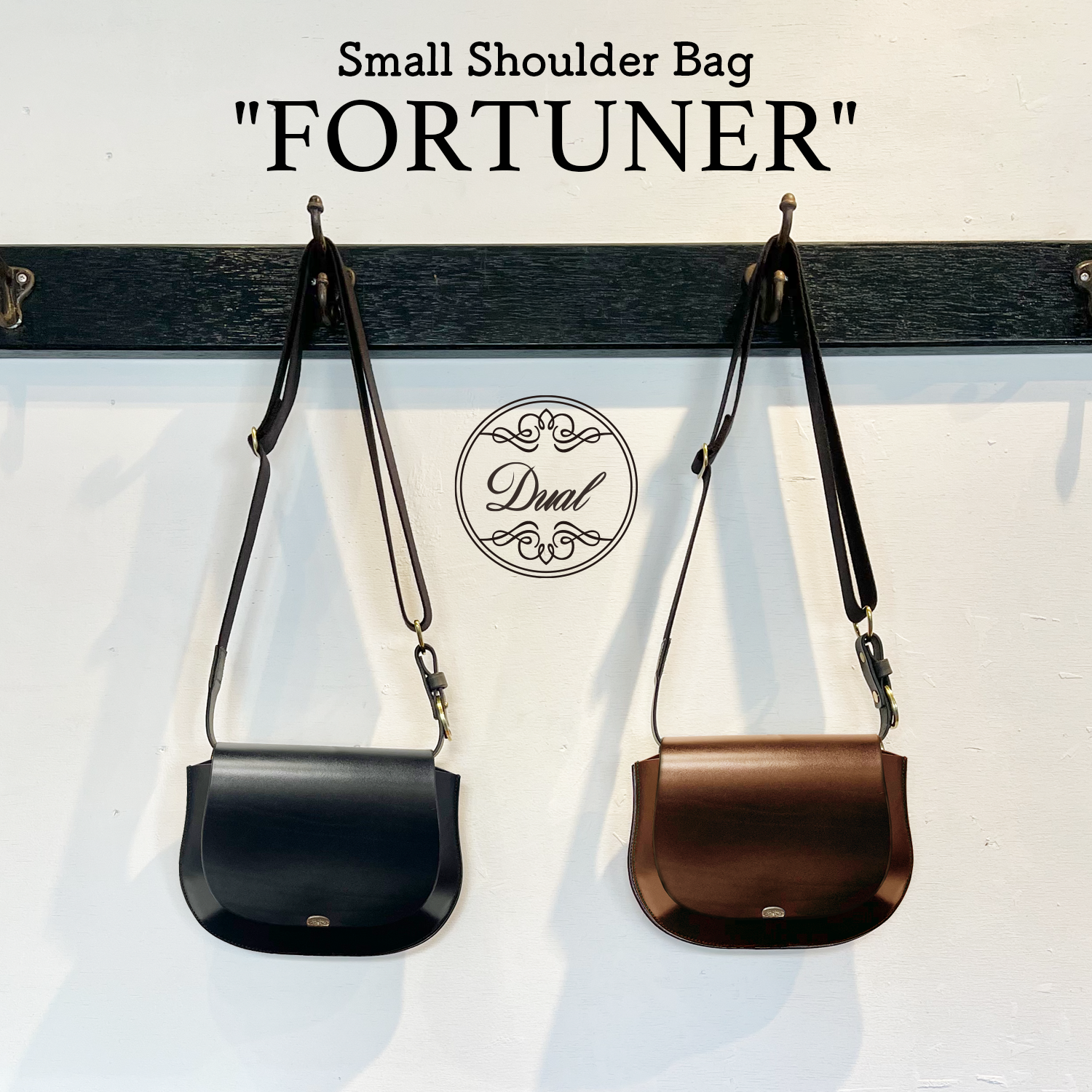 [Coming Soon]Dual サドルプルアップ スモールショルダーバッグ[DCr-1043]