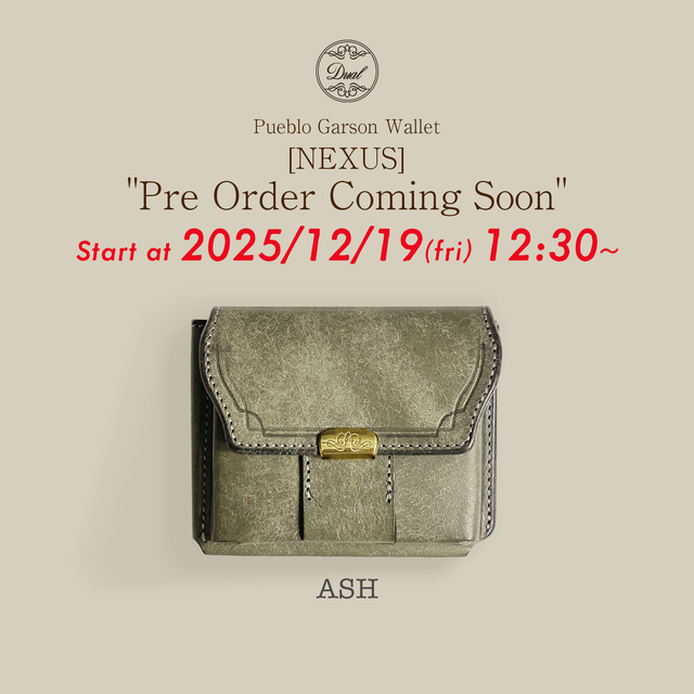 池之端銀革店 Dual プエブロレザー コンパクトウォレット Dual コンパクトウォレット 【DCr-1040】|池之端銀革店