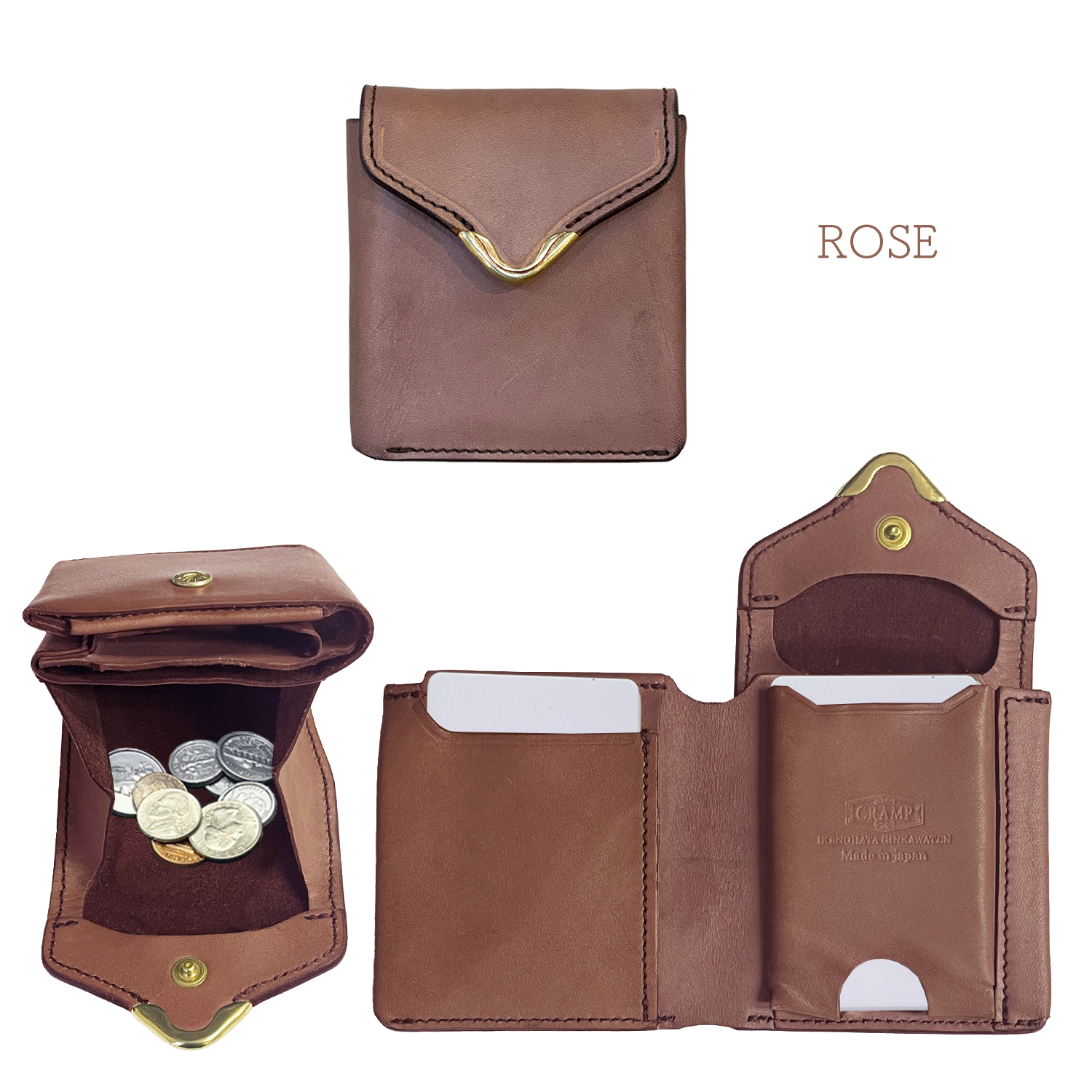 [Coming Soon]Cramp オーバーダイ ギャルソンスリムウォレット[Cr-928OD]