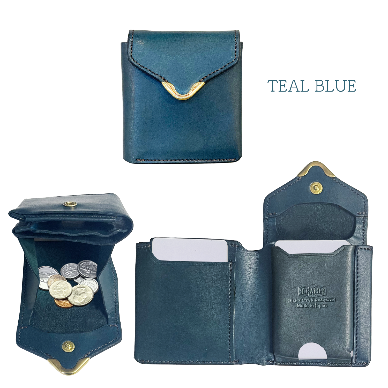 [Coming Soon]Cramp オーバーダイ ギャルソンスリムウォレット[Cr-928OD]