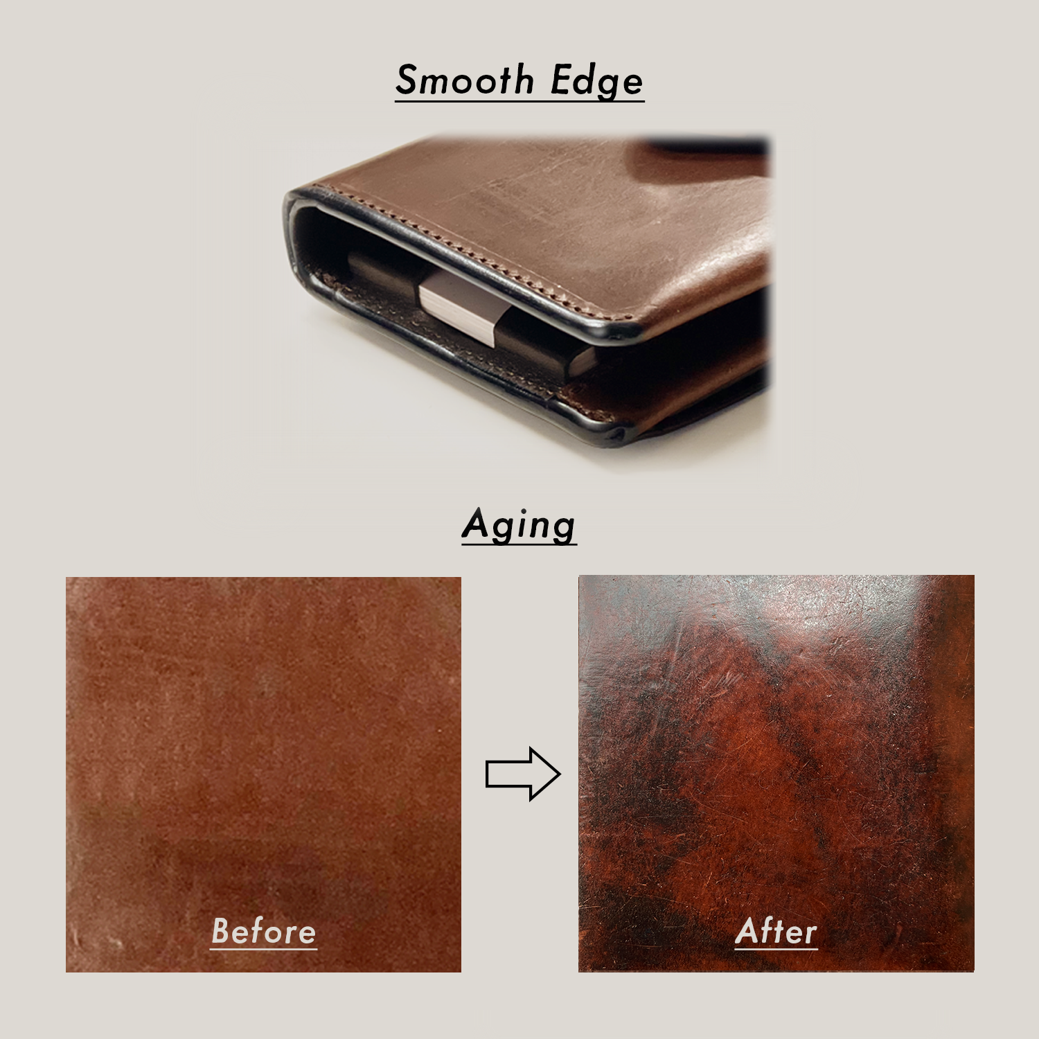 [Pre-order item] Cramp UK Bridle Leather Garcon Slim Wallet with Front Hardware [Limited Color]