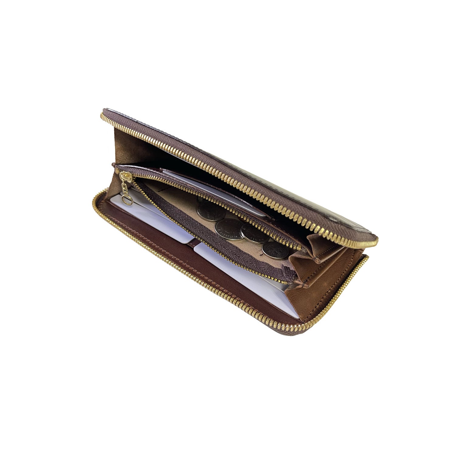 Cramp UK Bridle Leather Extra Thick Round Wallet