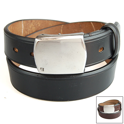 Cramp [UK Saddle Leather] Box Buckle Belt [Cr-1005]