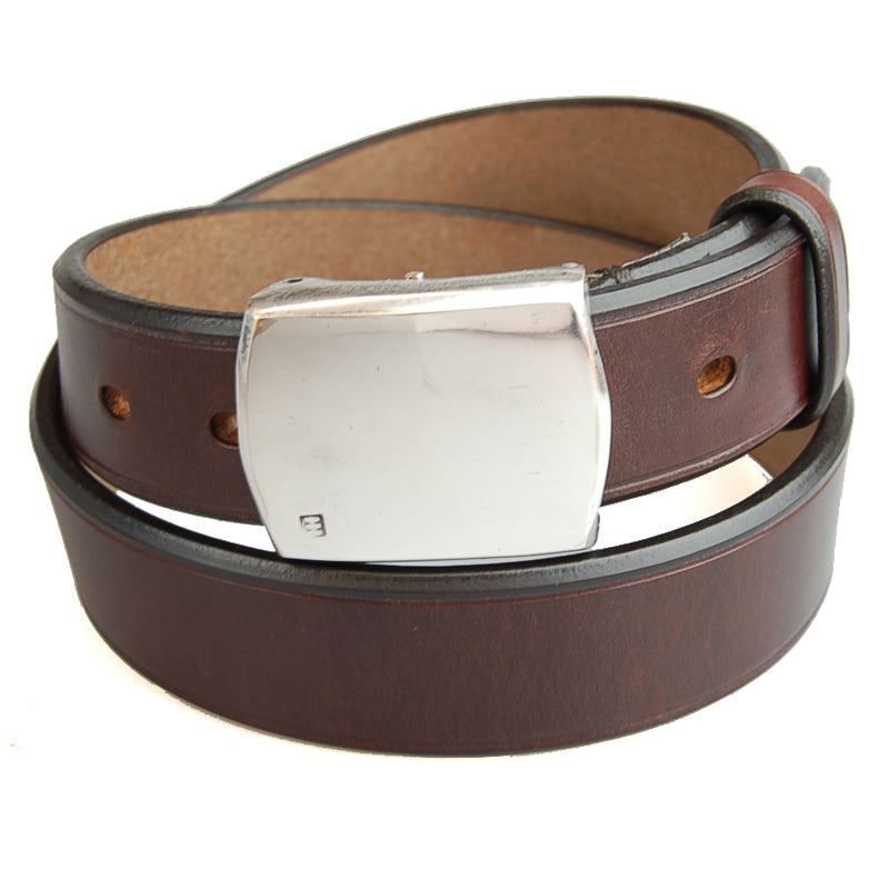 Cramp [UK Saddle Leather] Box Buckle Belt [Cr-1005]