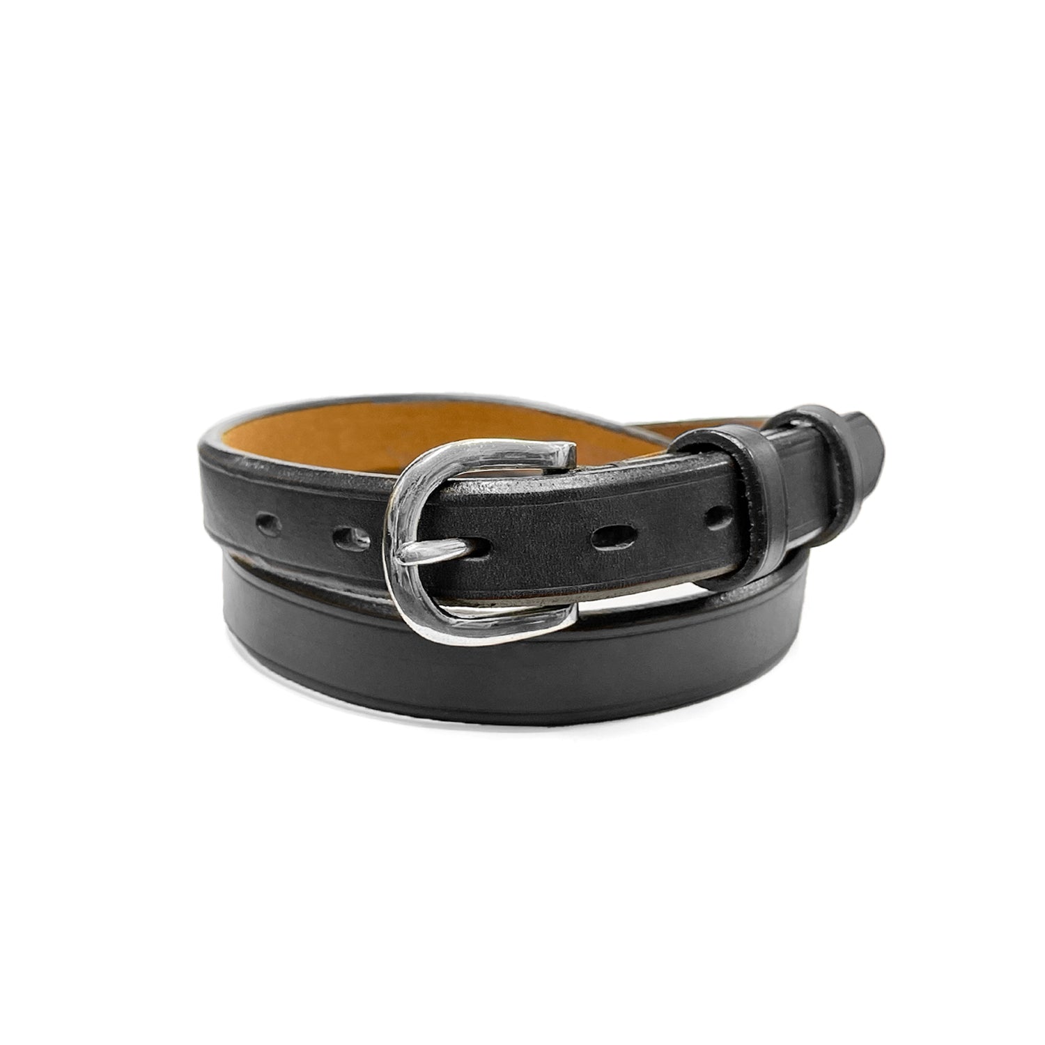 Cramp [UK Saddle] Horseshoe Buckle W Monkey Leather 25mm Narrow Belt [Cr-1006N]