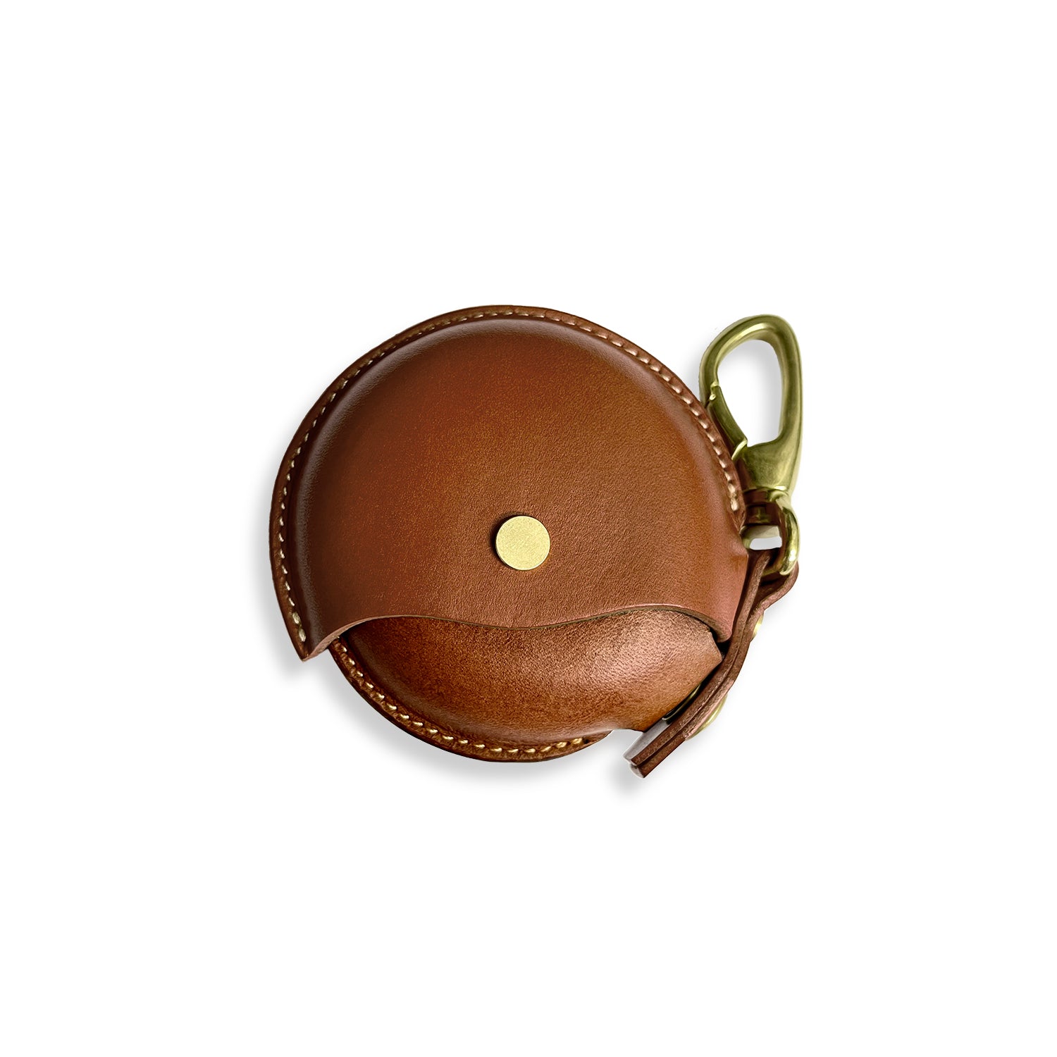 Cramp Italian Leather Swivel Coin Purse