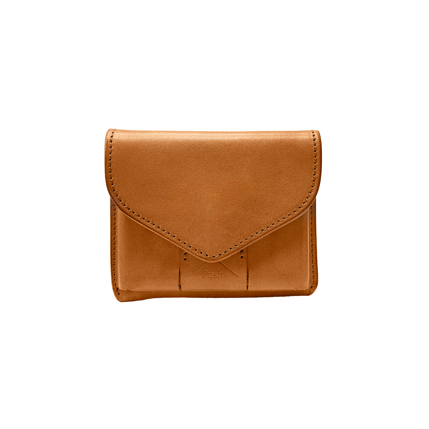 Cramp Italian Shrink Leather Slim Wallet 