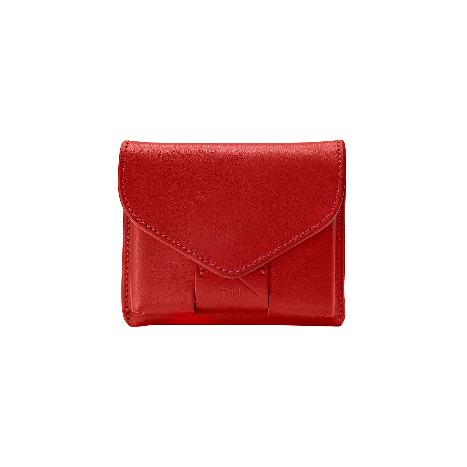 Cramp Italian Shrink Leather Slim Wallet 