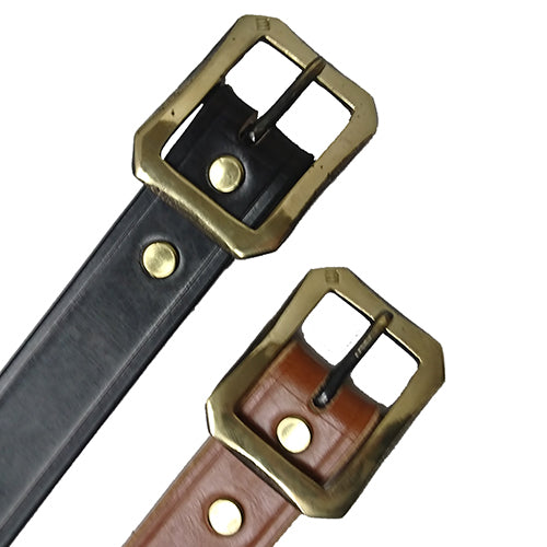 Cramp UK Bridle Leather 32mm Octagonal Buckle Belt 