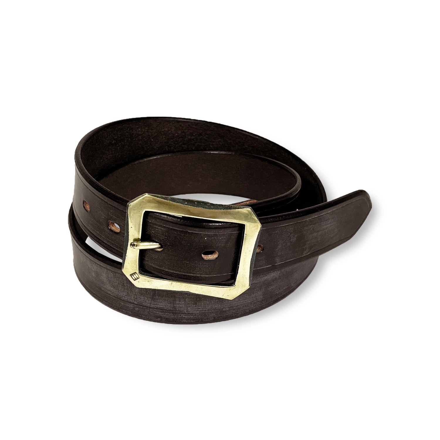 Cramp UK Bridle Leather 32mm Octagonal Buckle Belt 