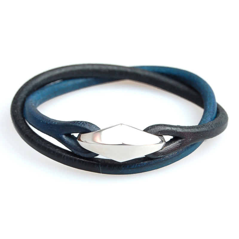 Cramp Diamond Plain Double Wrap Bracelet [Cr-304] 