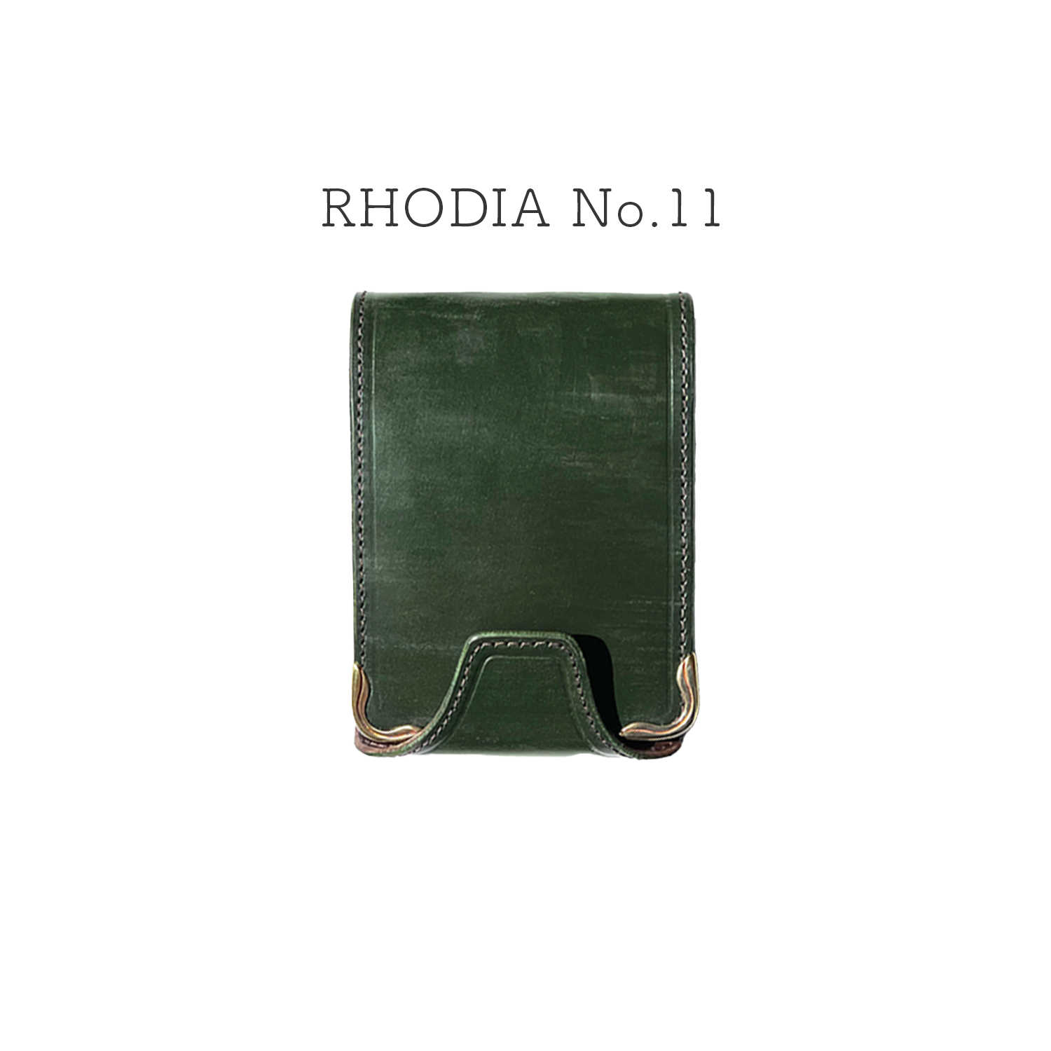 Cramp UK Bridle Leather Side Hardware Rhodia Case M (for No.11)