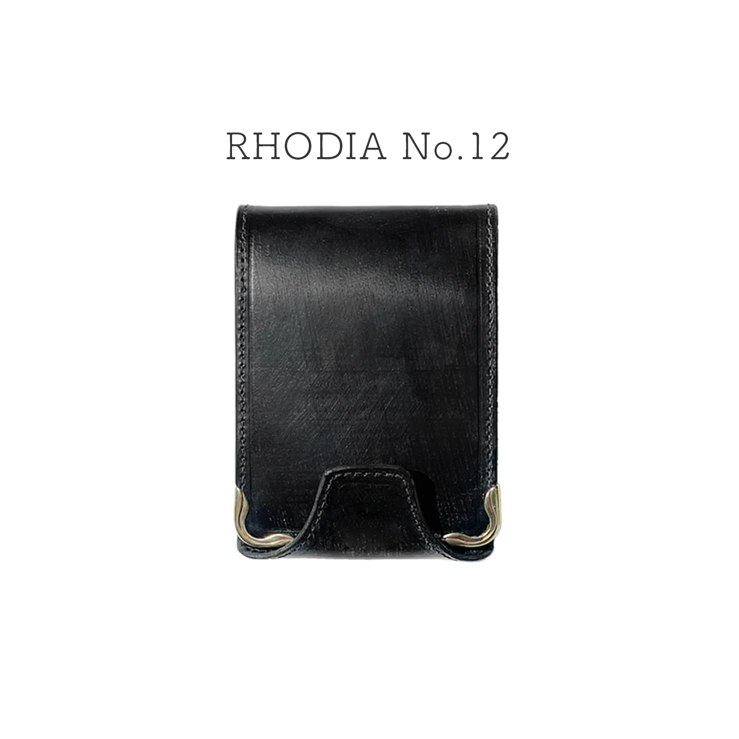 Cramp UK Bridle Leather Side Hardware Rhodia Case L (for No.12)