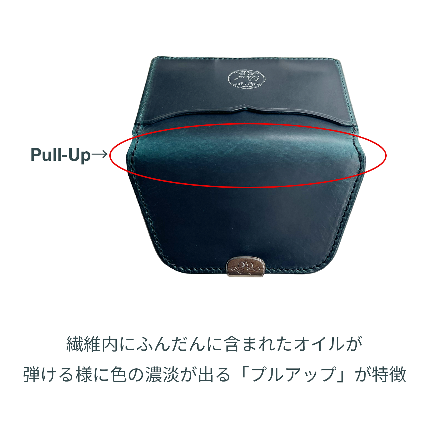 Dual プルアップワックス カードケース/名刺入れ［DCr-1022PW］