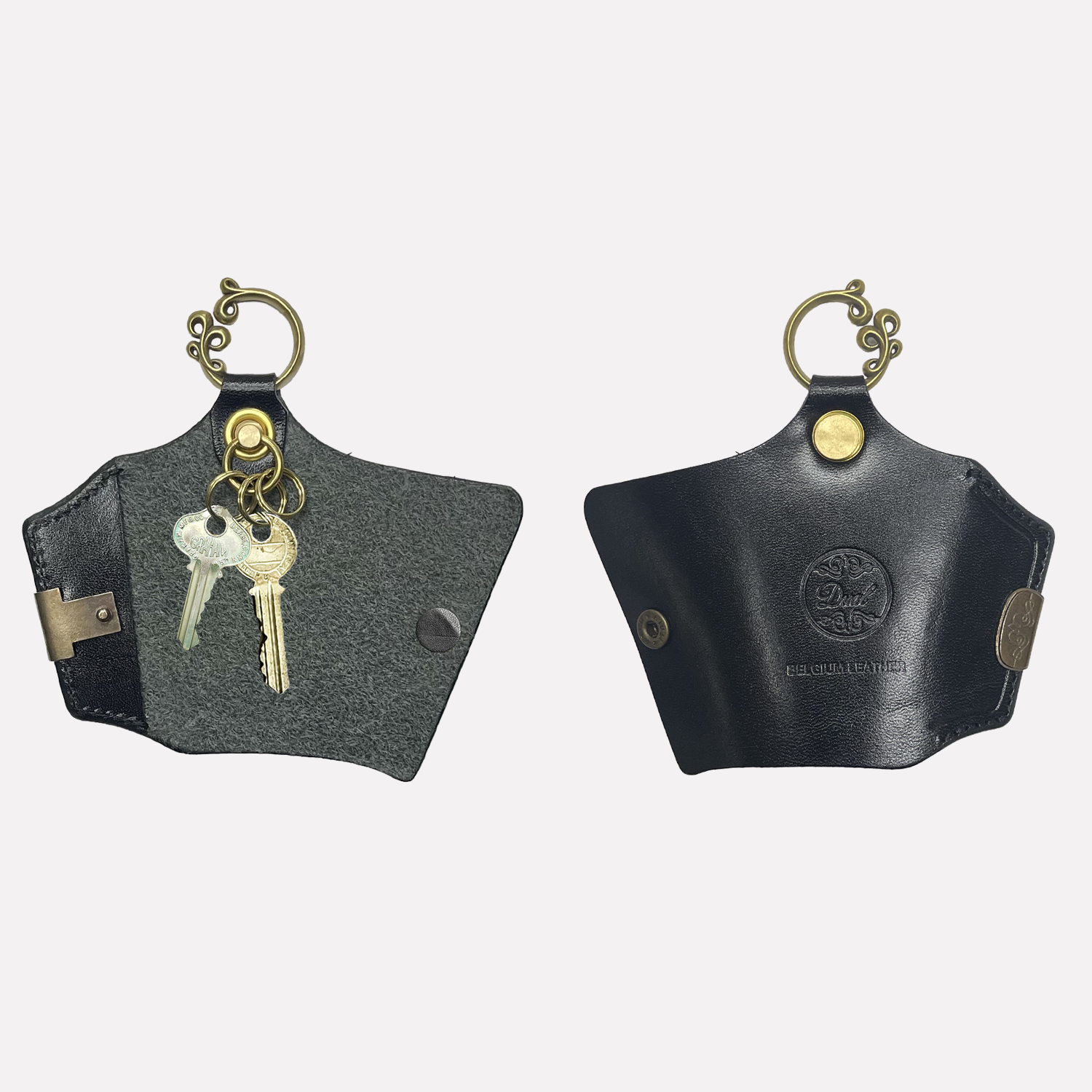 Dual UK Saddle Key Case