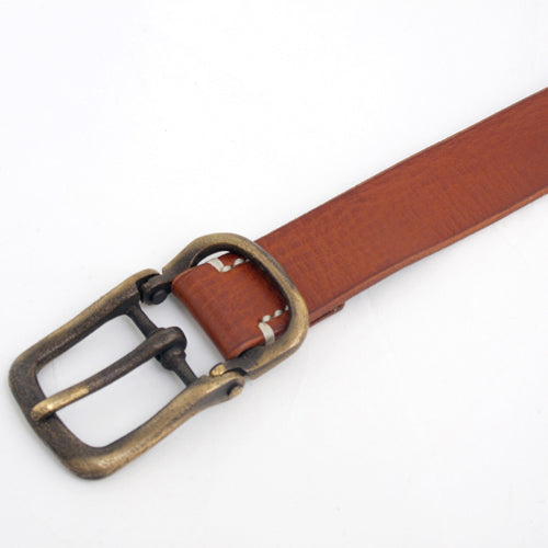 Haru Shrink Leather Adjustable Buckle Belt