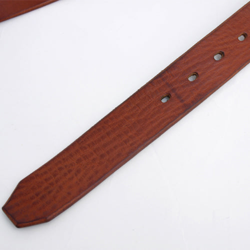 Haru Shrink Leather Adjustable Buckle Belt